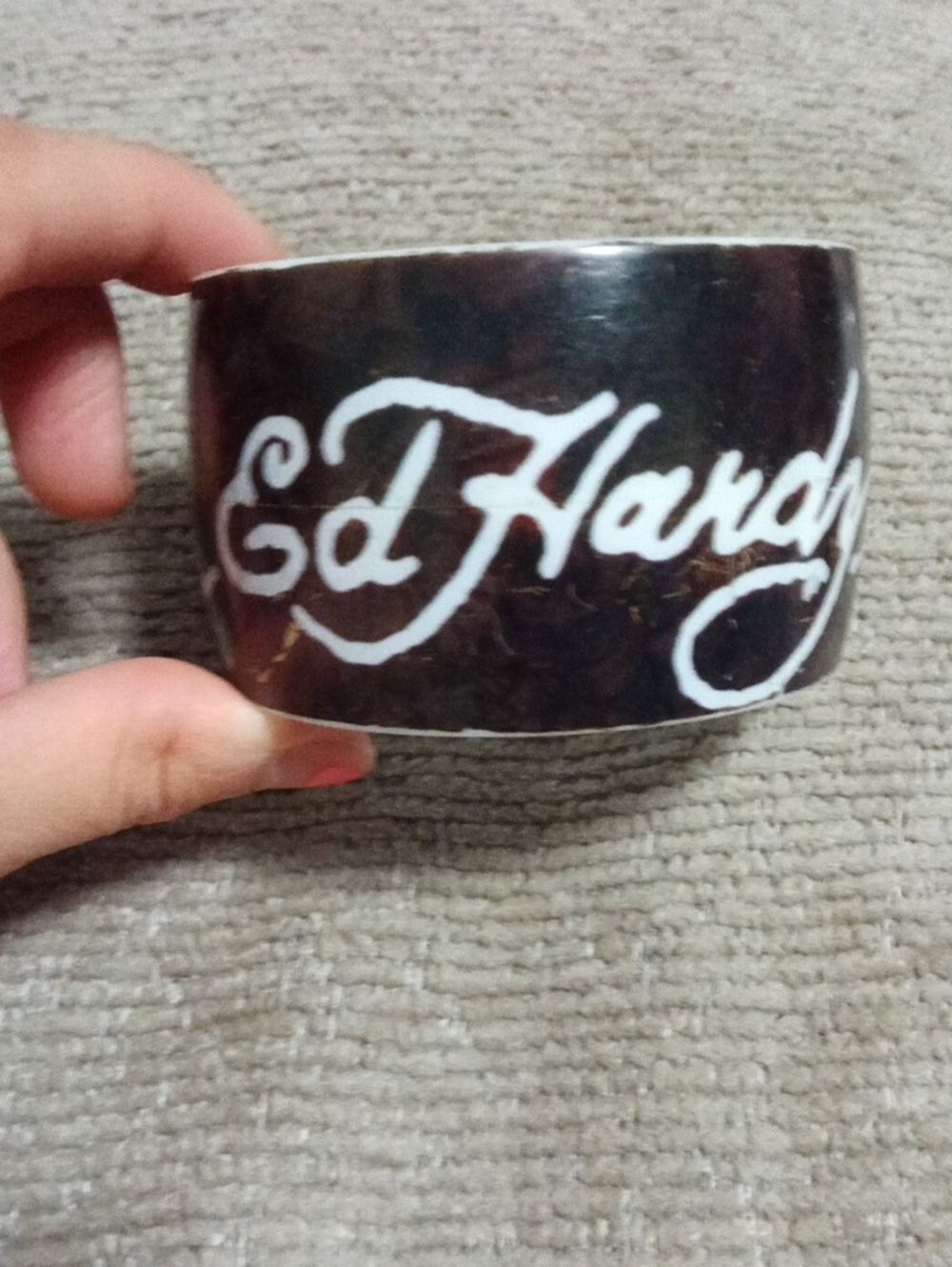 Ed Hardy Decoupage Style Bangle